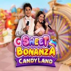 Sweet Bonanza Candy Land Live online game logo by Pragmatic Play on spellwinno.com